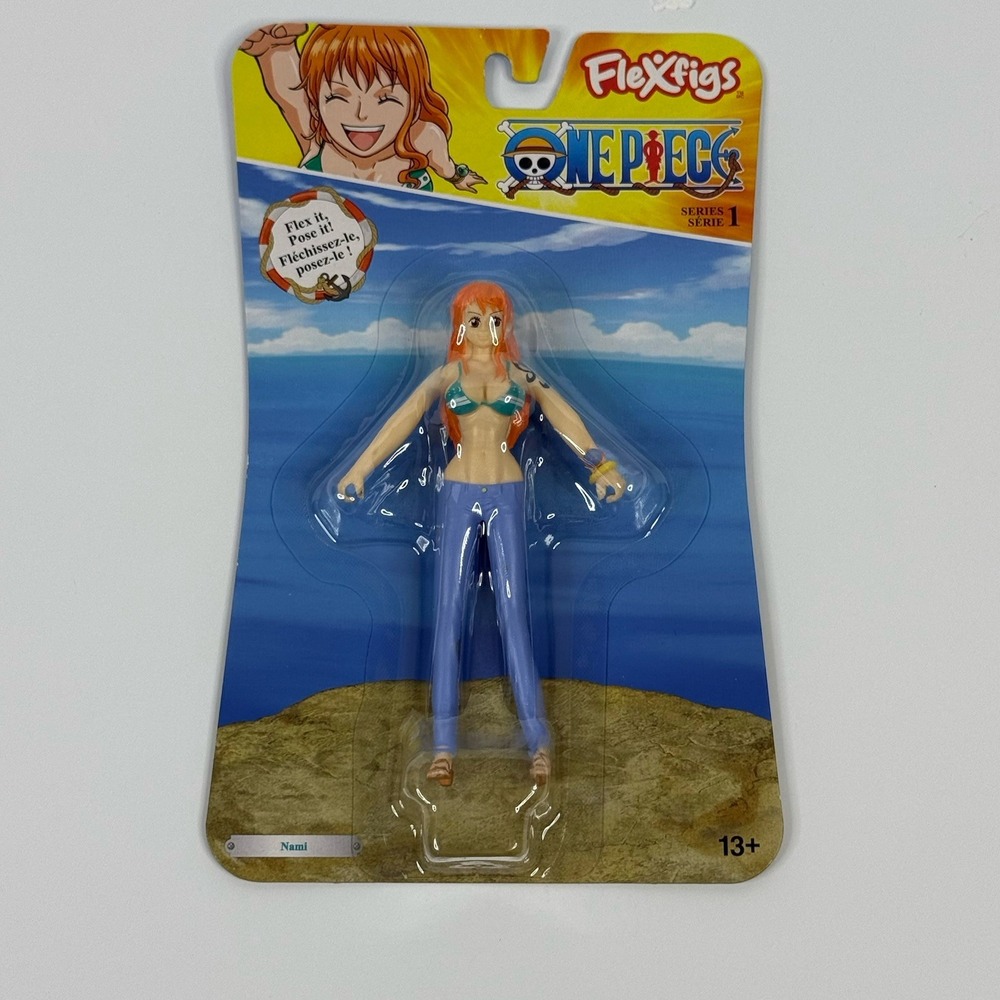 Flexfigs One Piece Series 1 Nami 4.5" Bendable Figure Item #55096 Brand New